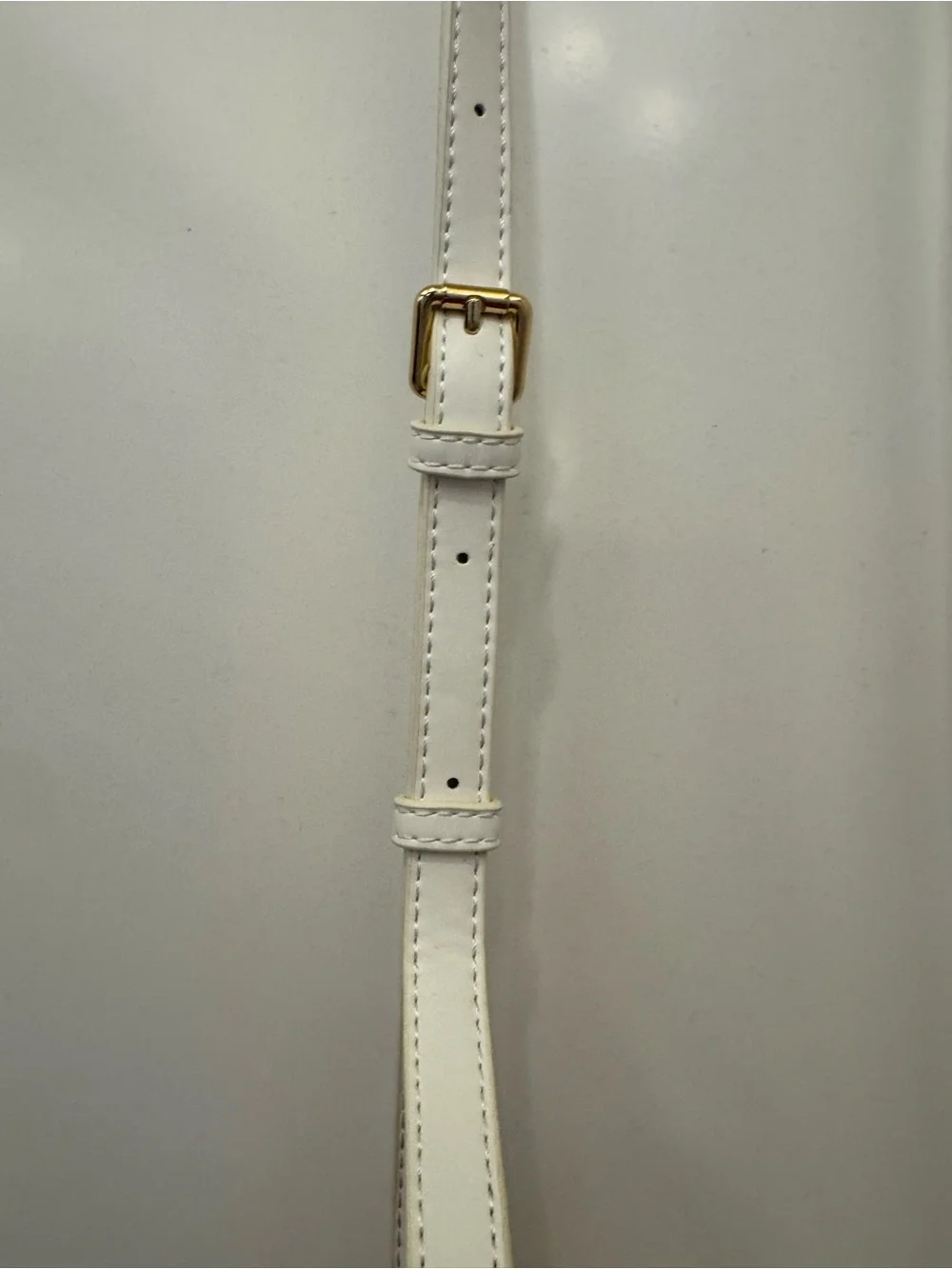 Aqua White Crossbody Clutch Bag with Gold Chain BNWOT - Picture 3 of 5